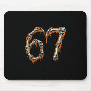 Funny Number 6 67 Meme Costume Matching Group Hall Mouse Mat
