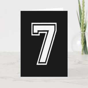 Funny Number 7 67 Meme Costume Matching Group Hall Card
