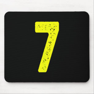 Funny Number 7 67 Meme Costume Matching Group Hall Mouse Mat