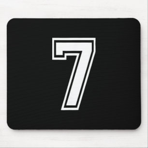 Funny Number 7 67 Meme Costume Matching Group Hall Mouse Mat
