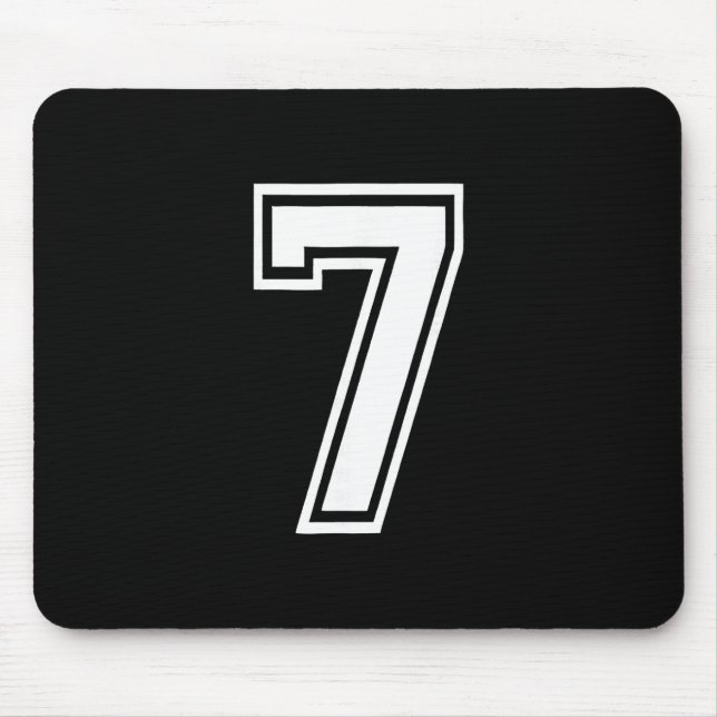 Funny Number 7 67 Meme Costume Matching Group Hall Mouse Mat (Front)