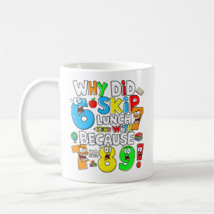 Funny Number Day Maths Mug   7 8 9 Joke
