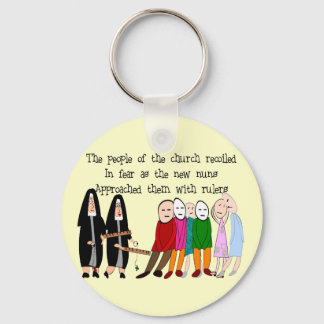 Funny Nuns Cards and Gifts Key Ring