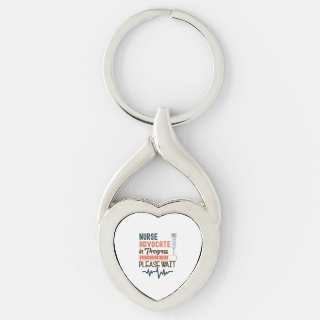 Funny Nurse Advocate Gift  Nurse Advocate In Progr Key Ring (Front)