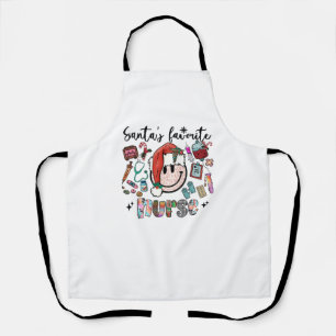 Funny Nurse Christmas Nursing Xmas Holiday   Apron