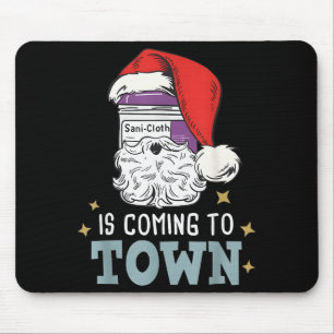 Funny Nurse Christmas Rn Tech Medical Istant Holid Mouse Mat