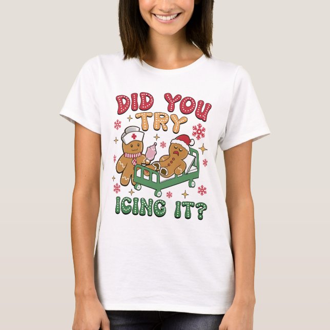 Funny Nurse Christmas Shirt (Front)