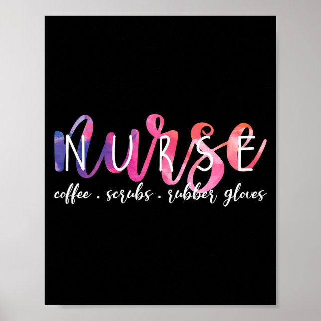 Funny Nurse Day Nursing Poster (Front)