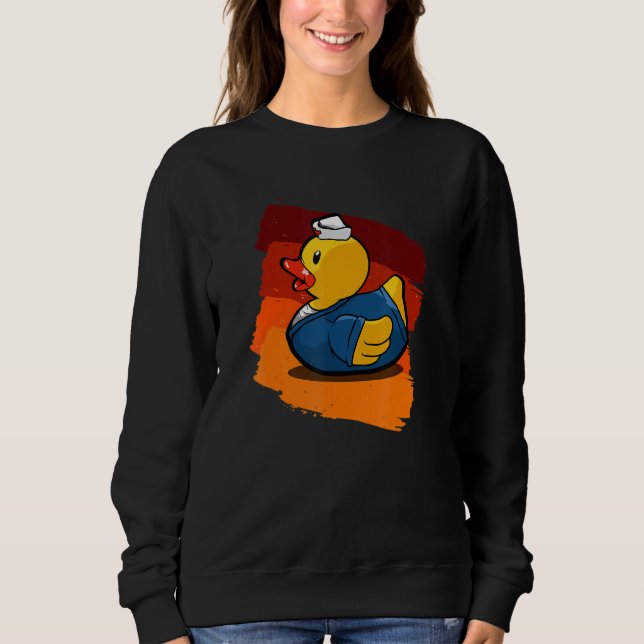 Funny Nurse Duck Sweatshirt (Front)