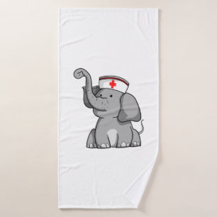 funny nurse elephant international nurse day bath towel