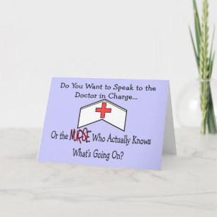 Funny Nurse Gifts Card