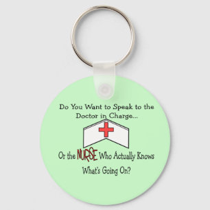Funny Nurse Gifts Key Ring