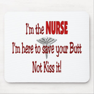 Funny Nurse Gifts Mouse Mat