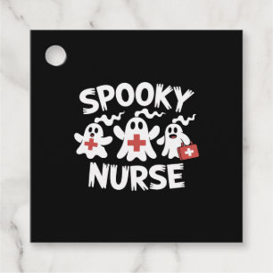 Funny Nurse Halloween Favour Tags