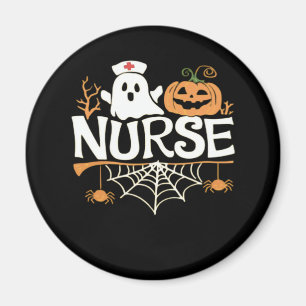 Funny Nurse Halloween Ghost Design Essential T-Shi Magnet
