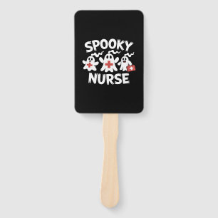 Funny Nurse Halloween Hand Fan