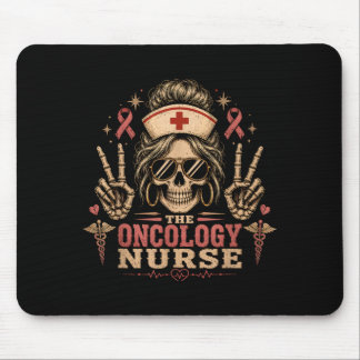 Funny Nurse Halloween Shirt The Oncology Nurse Mouse Mat