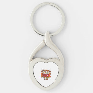 Funny Nurse Halloween You Cant Scare Me Key Ring
