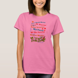 Funny Nurse Humour T-Shirts Pink