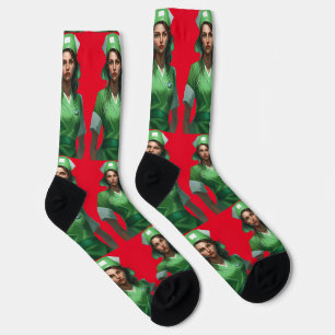 Funny Nurse Icing It Thunder_Cove Socks