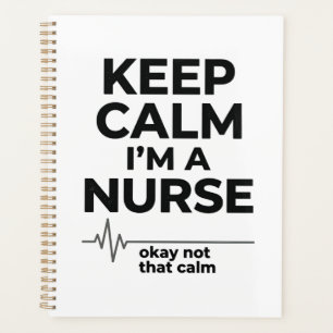 Funny Nurse Keep Calm Vintage Engraving Shirt Desi Planner