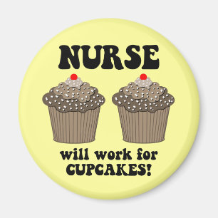 Funny nurse magnet
