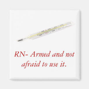 Funny Nurse Magnet