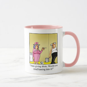 Funny Nurse Medical Cartoon Mug