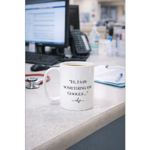 Funny Nurse Mug “I Saw It on Google” Custom Name