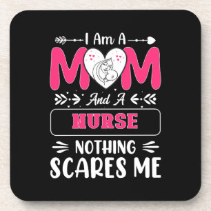 Funny Nurse Mum, Nurse Mum funny quotes Coaster