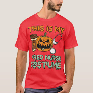 Funny Nurse Orange Pumpkin Nursing Er Ed Icu Rn Fa T-Shirt