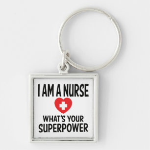 Funny Nurse Quote - LPN, RN, Nursing, Nurses Key Ring