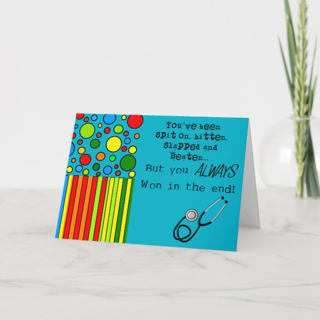 Funny Nurse Retirement Card (Front)