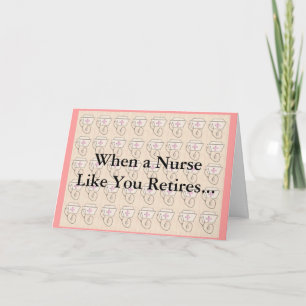 Funny Nurse Retirement Card