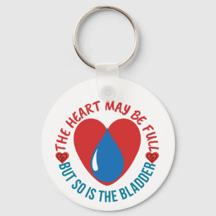 Funny Nurse Sarcasm Keychain–2" Round Metal Circle Key Ring