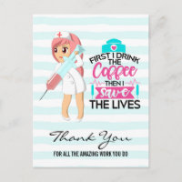 Funny Nurse Saying with Big Hypodermic Needle