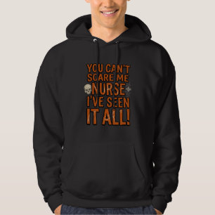 Funny Nurse Seen It All Vintage Halloween Design_1 Hoodie