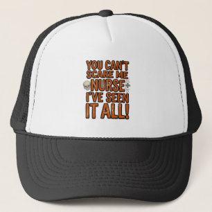 Funny Nurse Seen It All Vintage Halloween Design_1 Trucker Hat