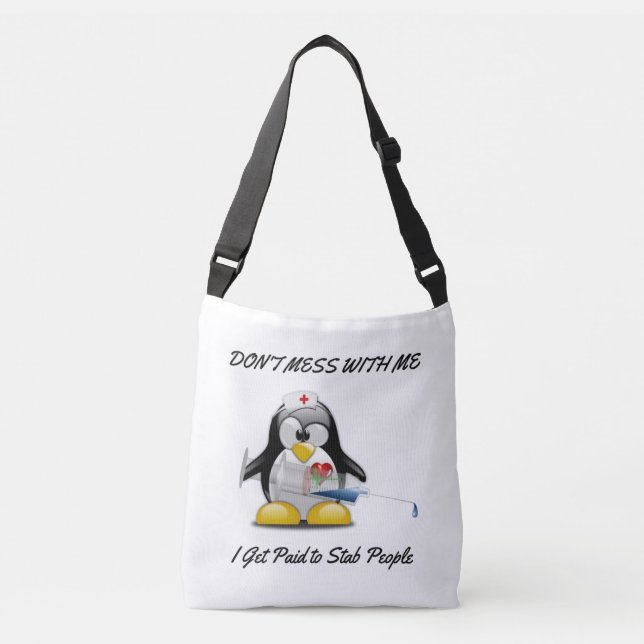 Funny Nurse Tote Bag (Front)