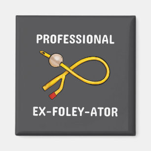 Funny Nurse Urology Crew T- Catheter Joke Student  Magnet