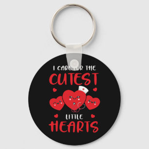 Funny Nurse Valentine’s Day Rn Icu Er Women V-day Key Ring