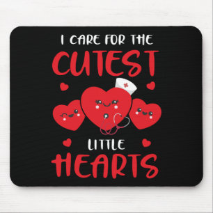 Funny Nurse Valentine’s Day Rn Icu Er Women V-day  Mouse Mat