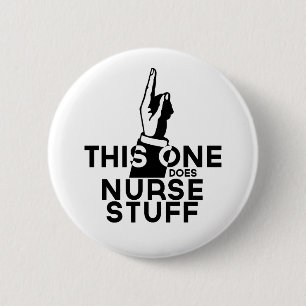 Funny Nurse Vintage - Nursing RN LPN 6 Cm Round Badge