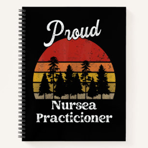 Funny Nursea Practicioner Shirts Job Title Profess Notebook
