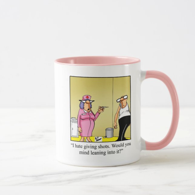Funny Nurses Humour Coffee Mug Gift (Right)