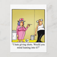 Funny Nurses’s Day Humour Postcard