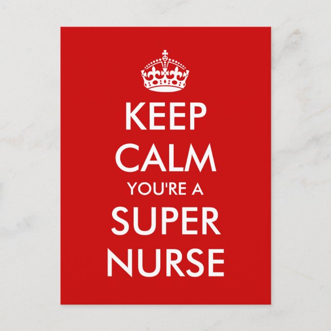 Funny nurses week nursing day postcards (Front)