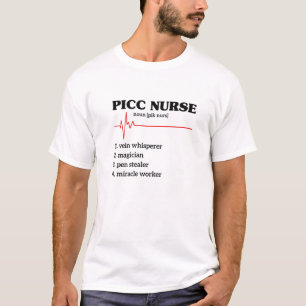 Funny Nursing Picc Team Nurse Registered Therapy N T-Shirt