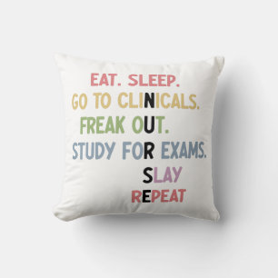 Funny Nursing School student Future Nurse Gifts Cushion