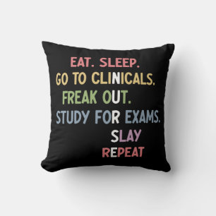 Funny Nursing School student Future Nurse Gifts Cushion
